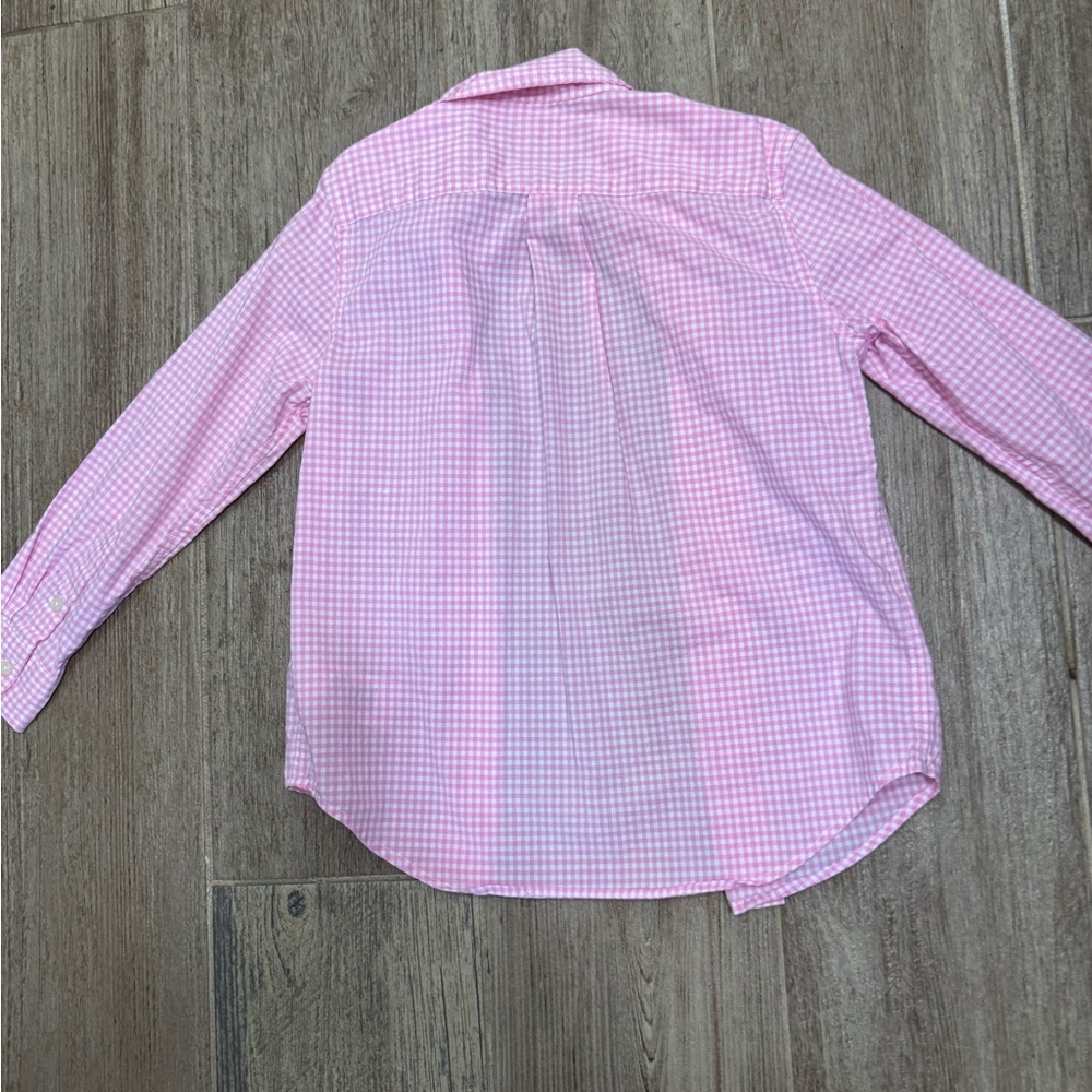 Polo by Ralph Lauren Pink Checkered Kids Button Down Shirt